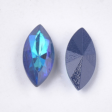 Pointed Back Resin Rhinestone Cabochons(CRES-S381-7x15mm-C03)-2