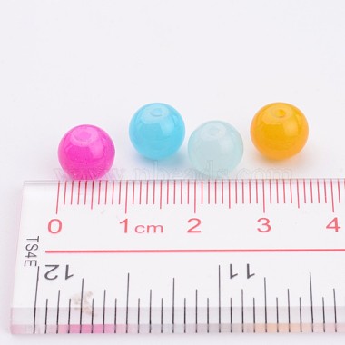 Perles rondes en verre imitation jade(X-GLAA-A022C-8mm-M)-4