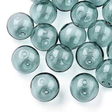 Perles de globe en verre borosilicaté soufflé transparent(GLAA-T003-09E)-4