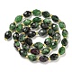 rubis naturel en perles zoisite brins(G-N342-41)-3