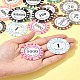 16Pcs 8 Colors Opaque Acrylic Pendants(OACR-FS0002-21)-9