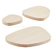 3Pcs 3 Style Wood Display Stands, for Earring Ring & Bracelet Display, BurlyWood, 10.75~28.9x10.9~21.7x1.8cm, 1pc/style(ODIS-WH0036-01)