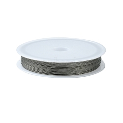 Tiger Tail Wire, Nylon-coated Stainless Steel, Original Color, Raw, 0.38mm, 70m/roll(TWIR-70R0.38MM-1)