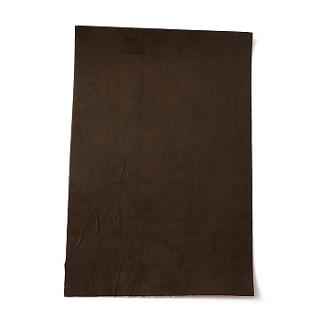 Jewelry Faux Suede Self-adhesive Fabric, Coconut Brown, 30x20x0.03cm