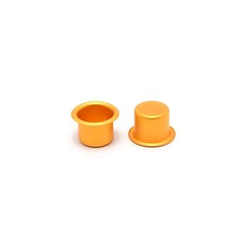 Aluminum Candle Cup, for Jar Candle Accessories, Hat Shape, Golden, 1.8x2.7cm, Inner Diameter: 2cm