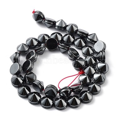 Synthetic Non-Magnetic Hematite Beads Strands(G-H303-B01)-2