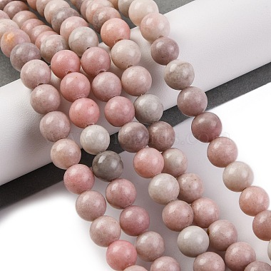 Natural Pink Opal Beads Strands(G-E444-28-8mm-01)-5