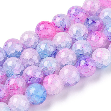8mm PearlPink Round Glass Beads