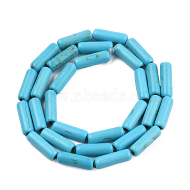 Synthetic Turquoise Bead Strands(X-TURQ-S282-26)-3