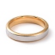 Word Forever Love 201 Stainless Steel Flat Finger Ring for Women(RJEW-I089-02GP)-3
