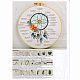 DIY Woven Net/Web with Feather Pattern Embroidery Kit(DIY-O021-17A)-7
