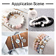 4 Strands 4 Style Natural Howlite Beads Strands(G-TA0001-34)-8