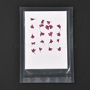 Cornflower Embossing Dry Flower, for Cellphone, Photo Frame, Scrapbooking DIY Handmade Craft, Old Rose, 9~18x5~13mm, 20pcs/bag(DIY-K032-62A)