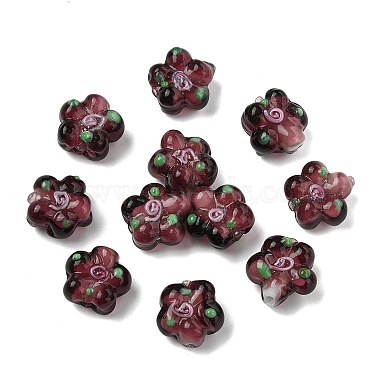 15PCS Handmade Lampwork Beads(LAMP-YW0001-66B)-1