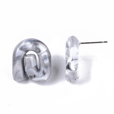 Opaque Resin Stud Earrings(EJEW-T012-01-A03)-4