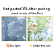 16 Sheets Waterproof PVC Colored Laser Stained Window Film Static Stickers(DIY-WH0314-084)-8