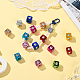 30個 UVメッキアクリルビーズ(OACR-SC0002-45)-5