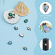 10Pcs Abalone Shell/Paua Shell Beads(SSHEL-FI0001-01)-5