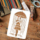 Plastic Drawing Painting Stencils Templates(DIY-WH0396-622)-3
