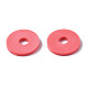 flache runde handgemachte Polymer Clay Perlen(CLAY-R067-10mm-14)-6
