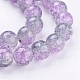 Spray Painted Crackle Glass Beads Strands(CCG-Q002-10mm-02)-3