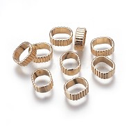 Alloy Slide Charms, Oval, Light Gold, 12x10x4.5mm, Hole: 7.5x9.5mm(PALLOY-E502-01G-AAA)