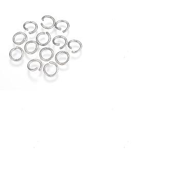 1000Pcs 304 Stainless Steel Jump Rings, Open Jump Rings, Stainless Steel Color, 8x1.2mm, Inner Diameter: 5.5mm