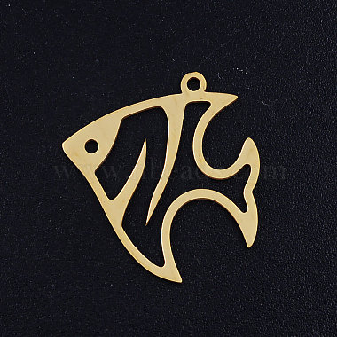 Golden Fish Stainless Steel Pendants