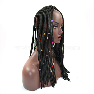 Dreadlocks en aluminium perles décoration de cheveux(ALUM-R008-01-B)-4