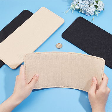 Elite 4Pcs 2 Colors Rectangle Felt Bag Bottom(FIND-PH0019-96)-3