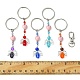 Glass & Acrylic Pendant Keychain(KEYC-FS0001-04)-5