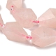 naturel a augment&eacute; perles de quartz brins(G-NH0005-B09-01)-4