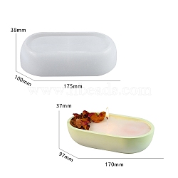 Ship Silicone Molds Candle Molds, for Candle Aromatherapy Making, White, 175x100x38mm(SIL-B071-02B)