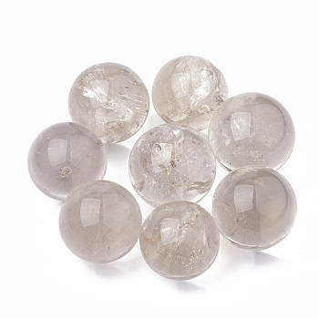 Natural Smoky Quartz  Decorations, Round, 32~45mm