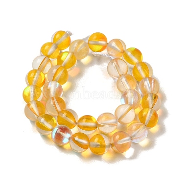 Synthetic Moonstone Beads Strands(G-P528-J01-11)-2