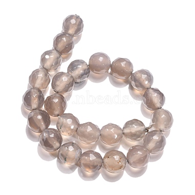 Natural Grey Agate Beads Strands(G-G067-8mm-1)-3
