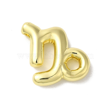 Real 18K Gold Plated Capricorn Brass Beads