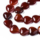 Chapelets de perles rouges en agate naturelle(X-G-S364-097)-3