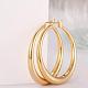 Adorable Design Ring Brass Hoop Earrings(EJEW-BB07351-G)-3
