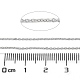 変色しにくい304ステンレススチールケーブルチェーン(CHS-C010-03P)-2