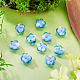 10Pcs Handmade Lampwork Beads(LAMP-TADJ0001-01F)-5