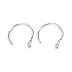 316 Stainless Steel Hoop Nose Rings(AJEW-G037-01C-P)-1