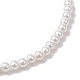 Rond Natural Shell Pearl Beaded Stretch Bracelets for Women(BJEW-JB11038)-4