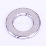 Stainless Steel Flat Washers, Ring, Stainless Steel Color, 23.5x2.3mm, Inner Diameter: 13mm(AJEW-WH0018-80P-10)