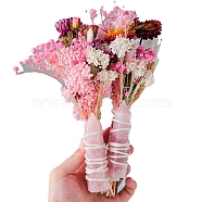 Natural Rose Quartz Artifical Bouquets, Tulip Flower Gift for Birthday, 80~100mm(PW-WG28914-05)