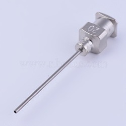 Stainless Steel Fluid Precision Blunt Needle Dispense Tips, Stainless Steel Color, 36.5x6mm, Inner Diameter: 4mm, Pin: 0.9mm(TOOL-WH0103-16G)
