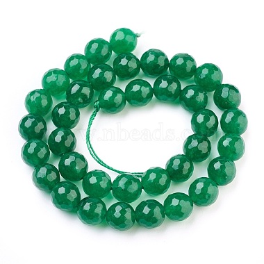 Chapelets de perles en jade de malaisie naturelle(G-K288-4mm-11)-2