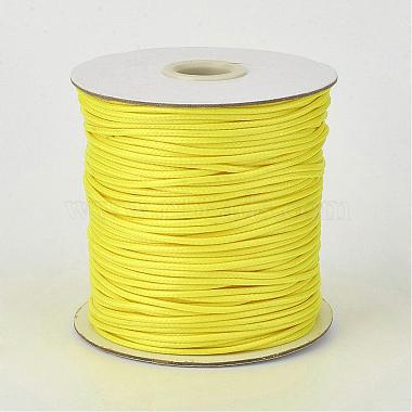 2mm Yellow Waxed Polyester Cord Thread & Cord