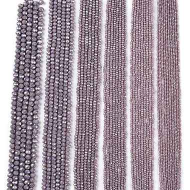 Electroplate Glass Beads Strands(EGLA-A044-P1mm-B13)-2