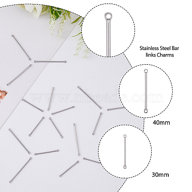 dicosmetic 100pcs 2 styles 304 breloques de connecteur en acier inoxydable(STAS-DC0013-82)-3